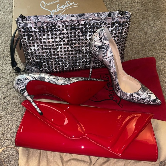Christian Louboutin Shoes - RARE Christian Louboutin Marble swirl👠